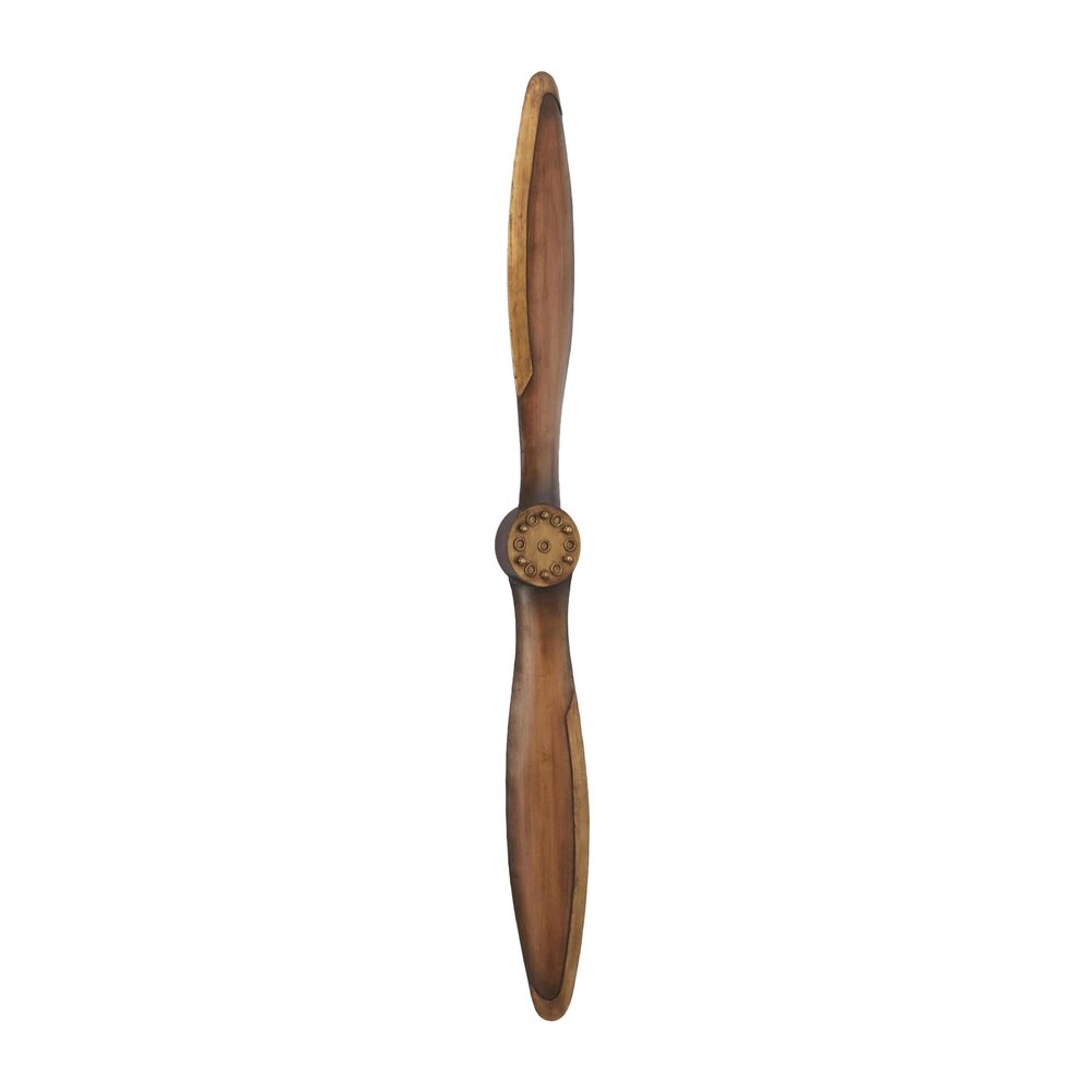 9212 Metal Airplane Propeller Home Wall Decor Wood Inspired 2 Blade Wall